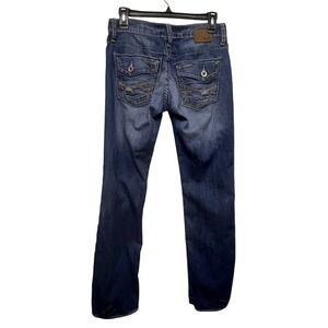 BKE Aiden Mens Bootcut Jeans 29x30 Distressed Shredded‎ Grunge Streetwear Y2K